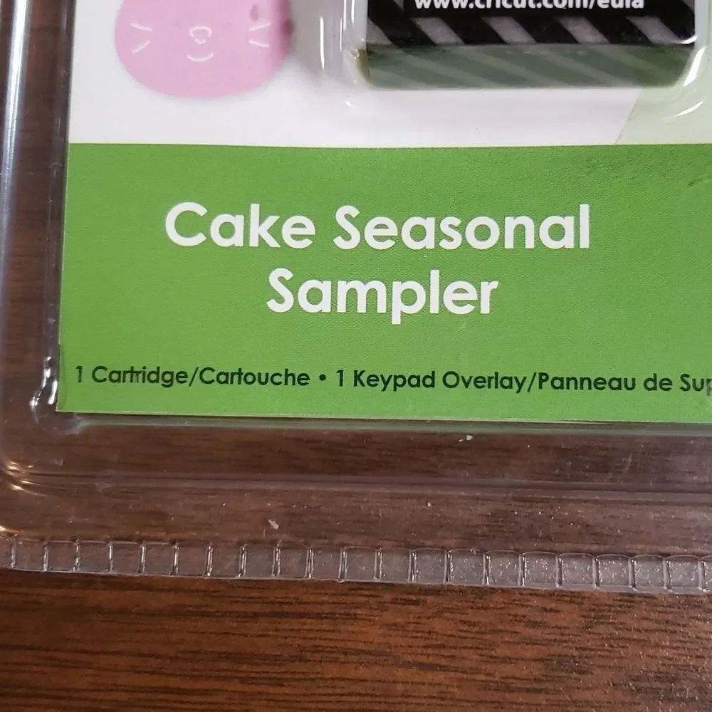 NEW Cricut Cake Seasonal Sampler Holidays Sports Occasions Seasons Interests‎